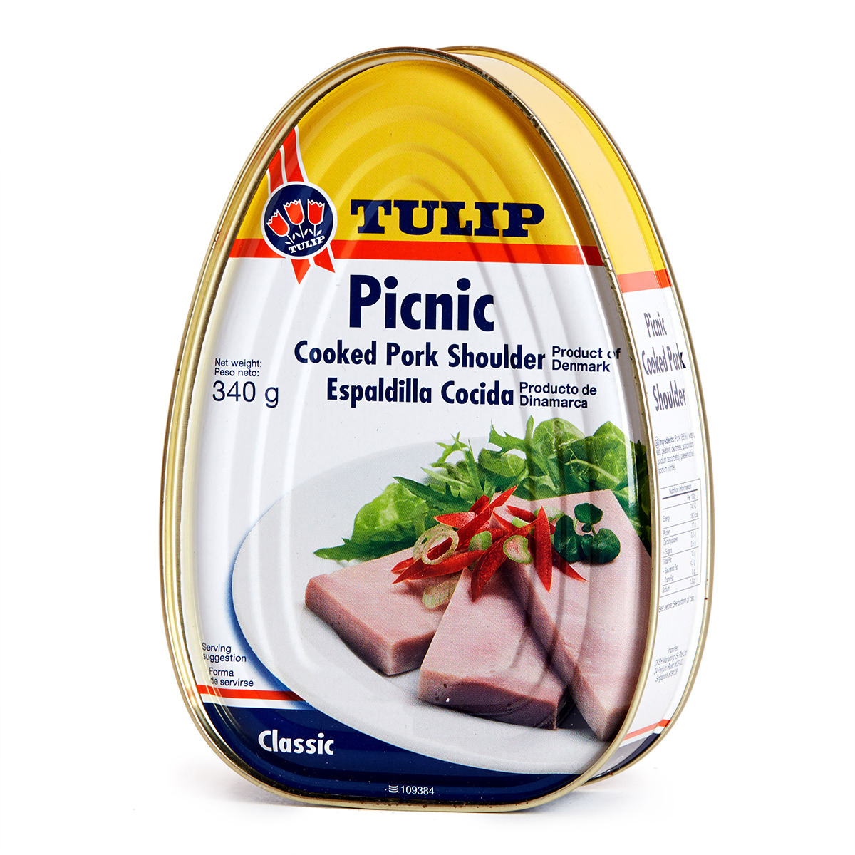 Thịt Hộp Ham Vai Heo Tulip 340g (Đan Mạch)