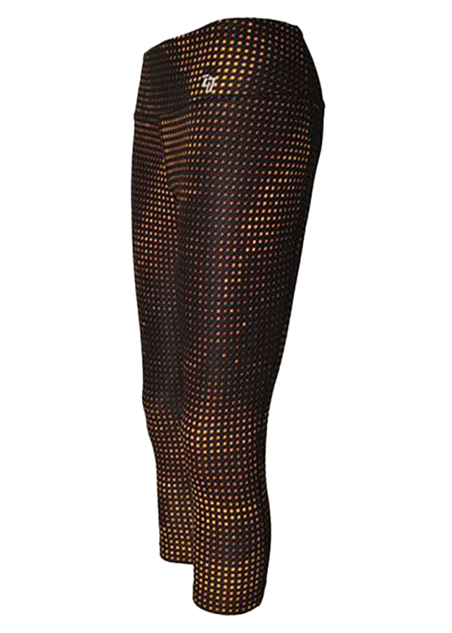 Quần Legging Nữ Just Feel Free H6626 - Đen Cam