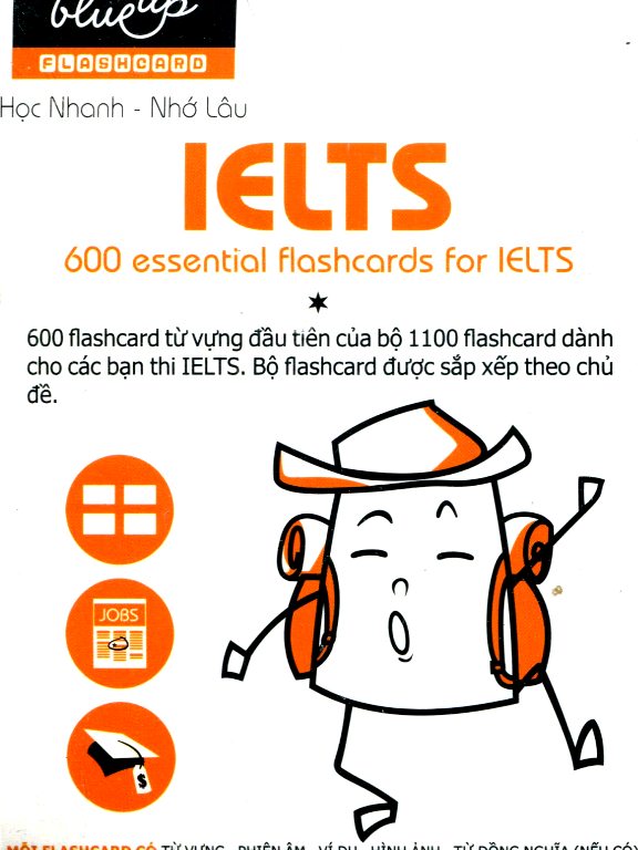 Hình ảnh Hộp Blueup IELTS 600 Essential Flashcards For IELTS - Tái Bản