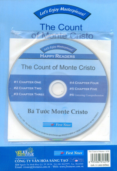 Hình ảnh Happy Reader - Bá Tước Monte Cristo - Kèm 1 CD 