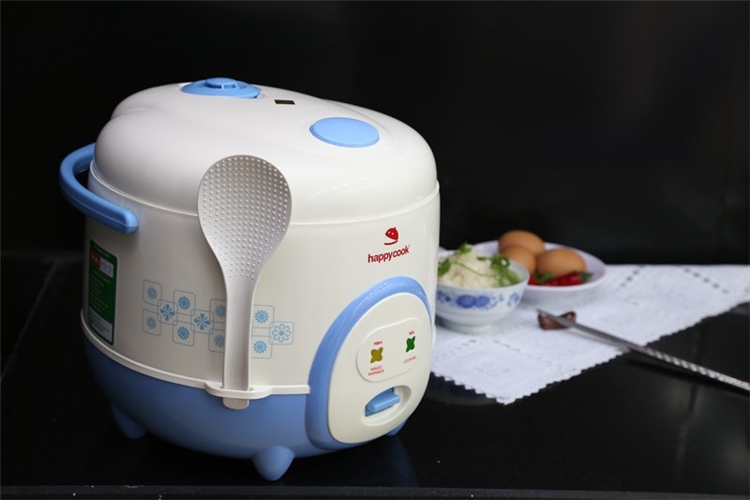 Nồi Cơm Điện HappyCook HC-180A - Xanh - Hàng chính hãng