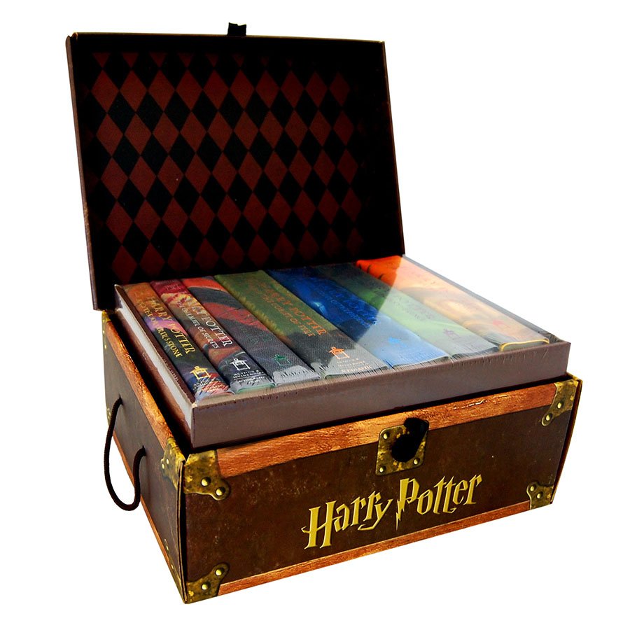 Harry Potter Boxed Set : Books # 1 to 7 - Scholastic US Version (Hardcover) (English Book)