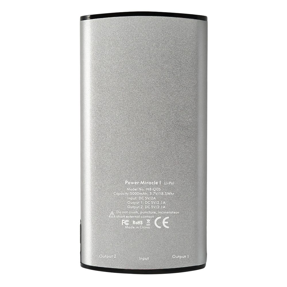 Sạc Dự Phòng MiLi Power Miracle I (HB-Q05) 5000mAh - Hàng chính hãng