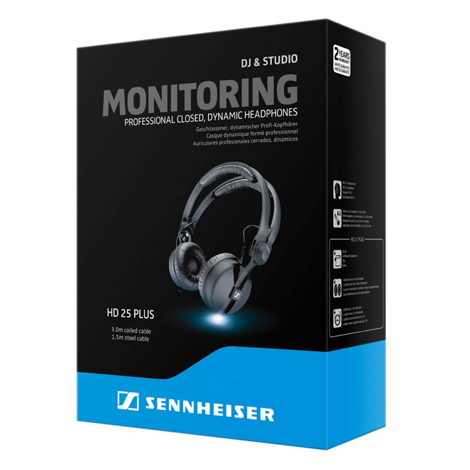 Tai Nghe Chụp Tai Sennheiser HD 25 Plus - Hàng Chính Hãng