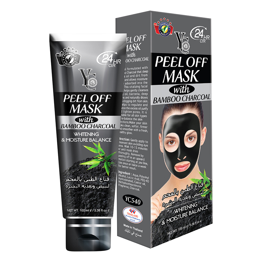 Gel Mặt Nạ Chiết Xuất Từ Than Tre YC Peel Of Mask With Bamboo Charcoal YC540 (100ml)