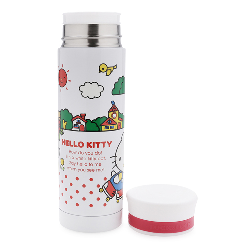 Bình Giữ Nhiệt Lock&amp;Lock Hello Kitty Good Morning HKT352W (300ml)