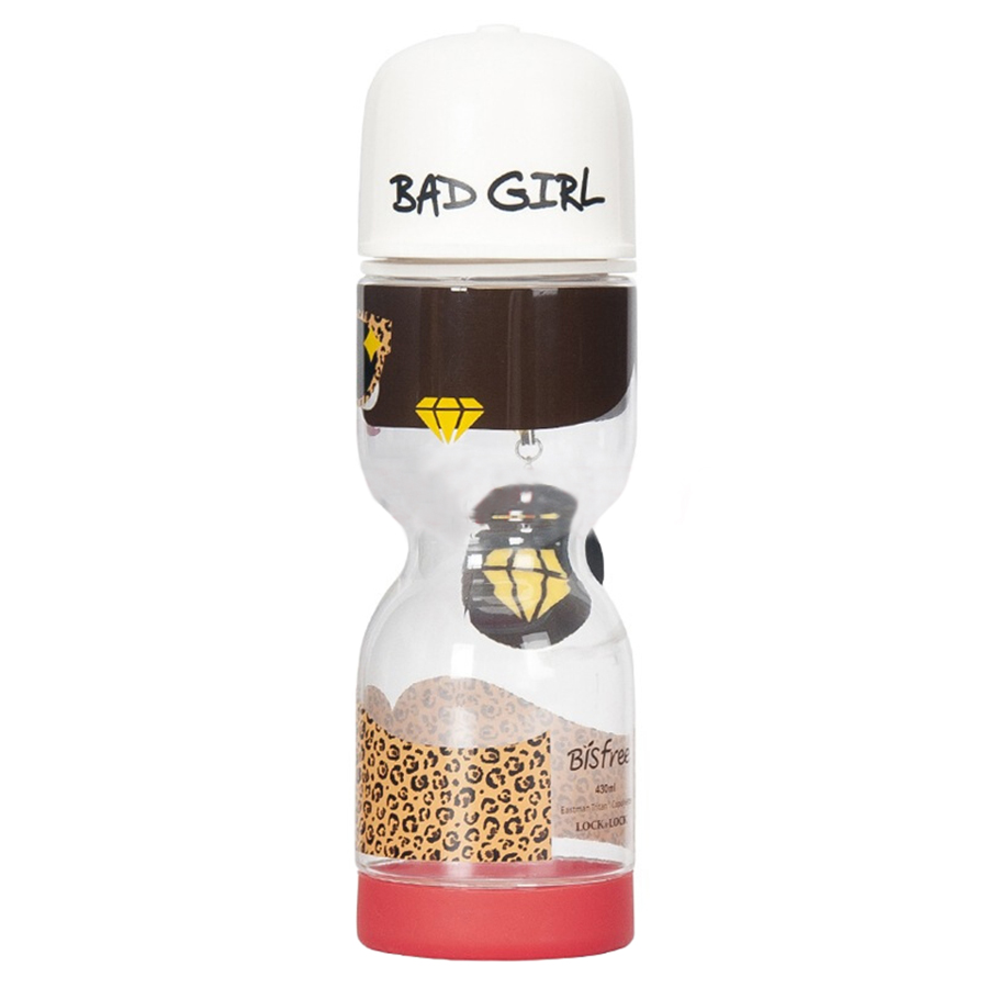 Bình Nước Nhựa Lock&amp;Lock Bad Girl HLC671BG (430ml)