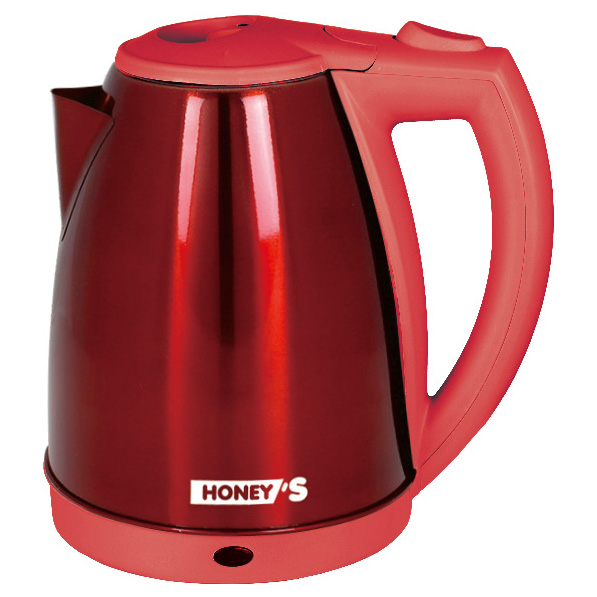 Bình Đun Siêu Tốc Inox Honey'S HO-EK15S187 - Đỏ - 1.8L - Hàng chính hãng