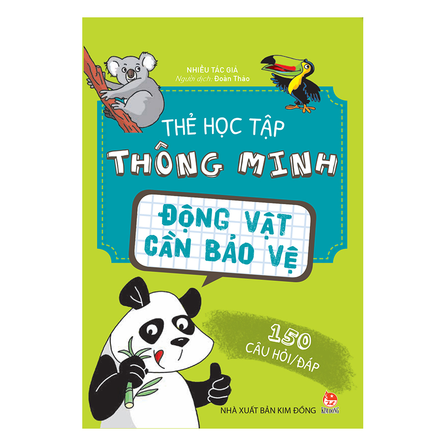 Thẻ Học Tập Thông Minh - Động Vật Cần Bảo Vệ
