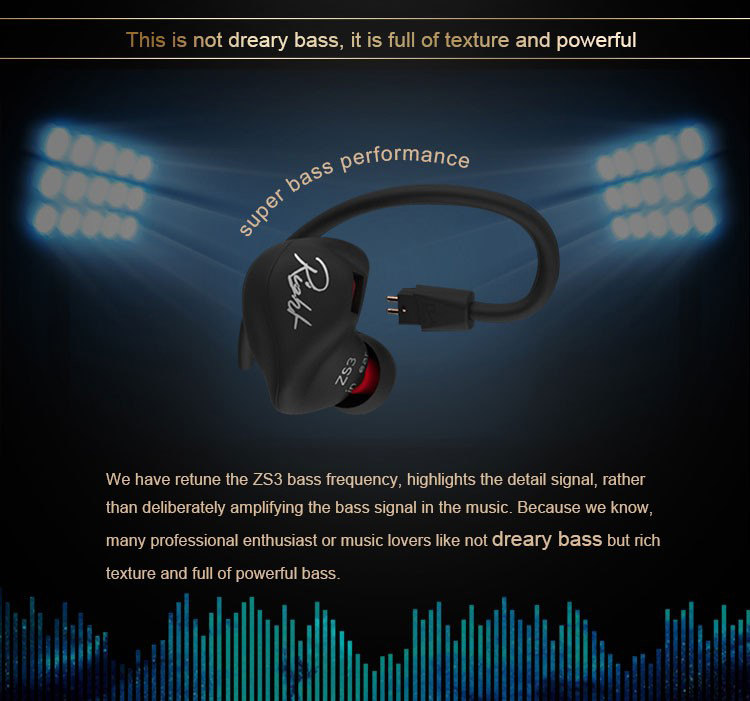 Tai Nghe Knowledge Zenith KZ-ZS3 - Hàng Nhập Khẩu