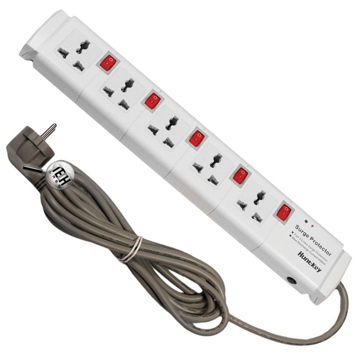 Ổ Cắm Điện Đa Năng Chống Sét Huntkey PZC504