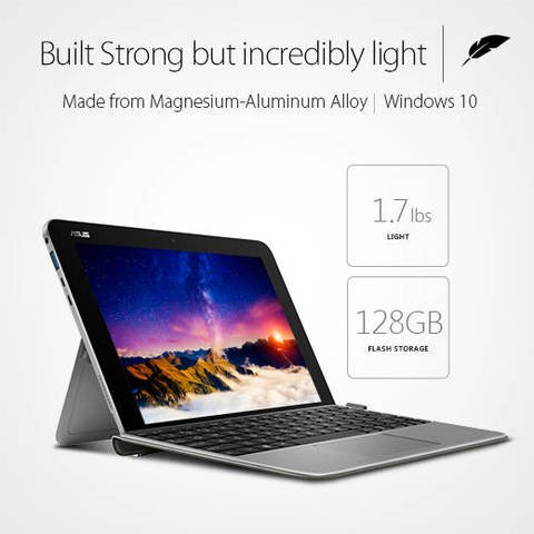 Máy Tính Bảng Asus Transformer Mini T102HA (64GB) - Bạc - Hàng Nhập Khẩu