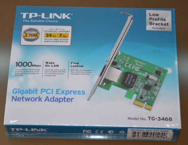 TP-Link TG-3468 - Card Mạng Gigabit - Hàng Chính Hãng