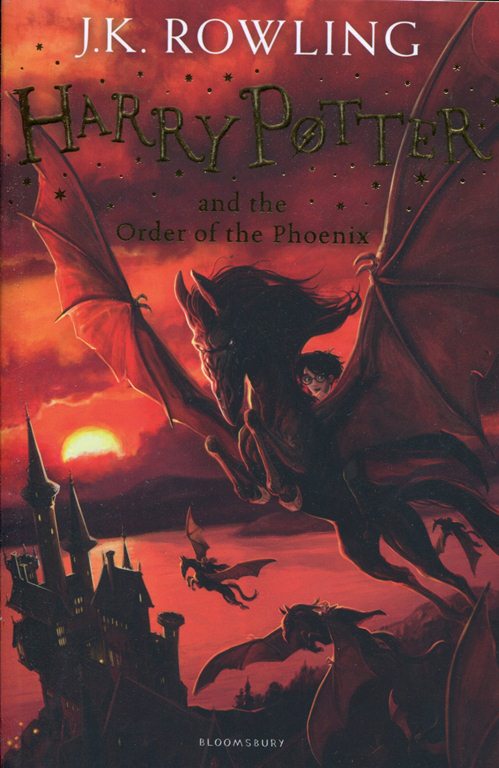Harry Potter Part 5: Harry Potter And The Order Of The Phoenix (Paperback) (Harry Potter và Hội phượng hoàng) (English Book)