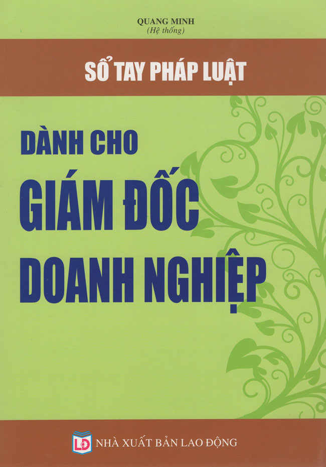 Sổ Tay Pháp Luật Dành Cho Giám Đốc Doanh Nghiệp