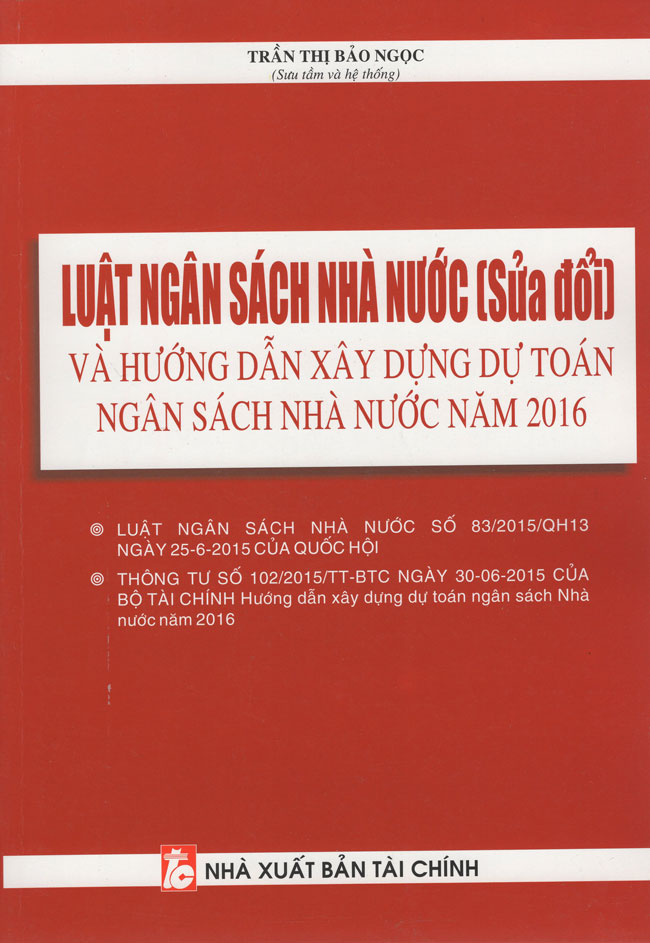 Luật Ngân Sách Nhà Nước (Sửa Đổi)