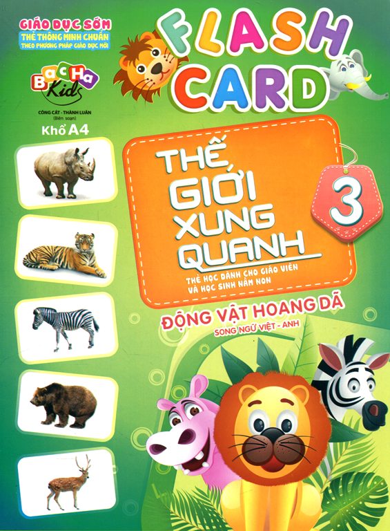 Flashcard Thế Giới Xung Quanh 3 - Động Vật Hoang Dã