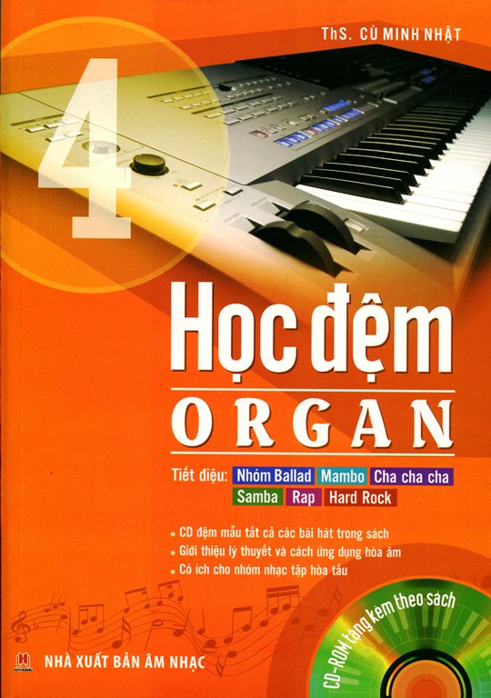 Học Đệm Organ (Tập 4) - Kèm CD