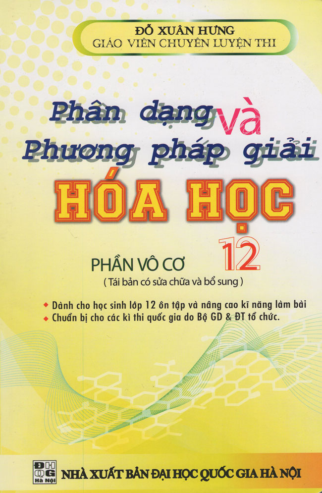 Phân Dạng Và Phương Pháp Giải Hóa Học Lớp 12 (Phần Vô Cơ)