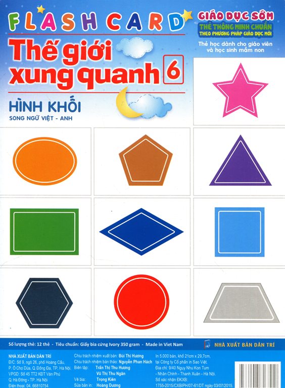 Flashcard Thế Giới Xung Quanh 6 - Hình Khối