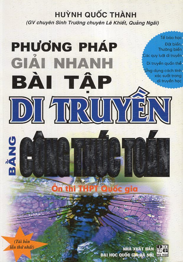 Phương Pháp Giải Nhanh Bài Tập Di Truyền Bằng Công Thức Toán