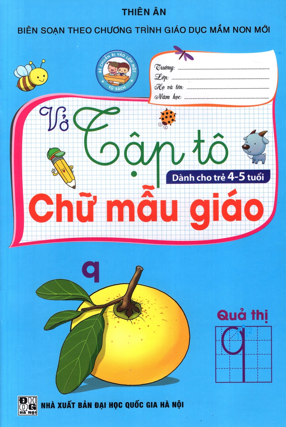 Vở Tập Tô Chữ Mẫu Giáo