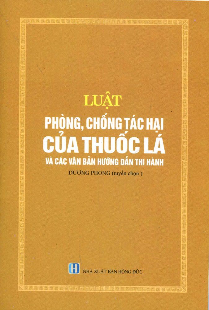 Luật Phòng Chống Tác Hại Của Thuốc Lá