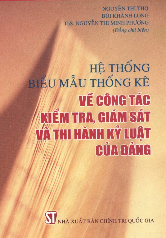 Hệ Thống Biểu Mẫu Thống Kê Về Công Tác Kiểm Tra, Giám Sát Và Thi Hành Kỷ Luật Của Đảng