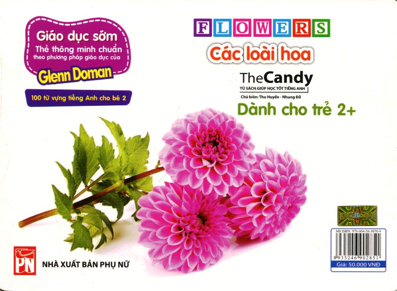 Flashcard Dạy Trẻ Theo Phương Pháp Glenn Doman - Các Loài Hoa