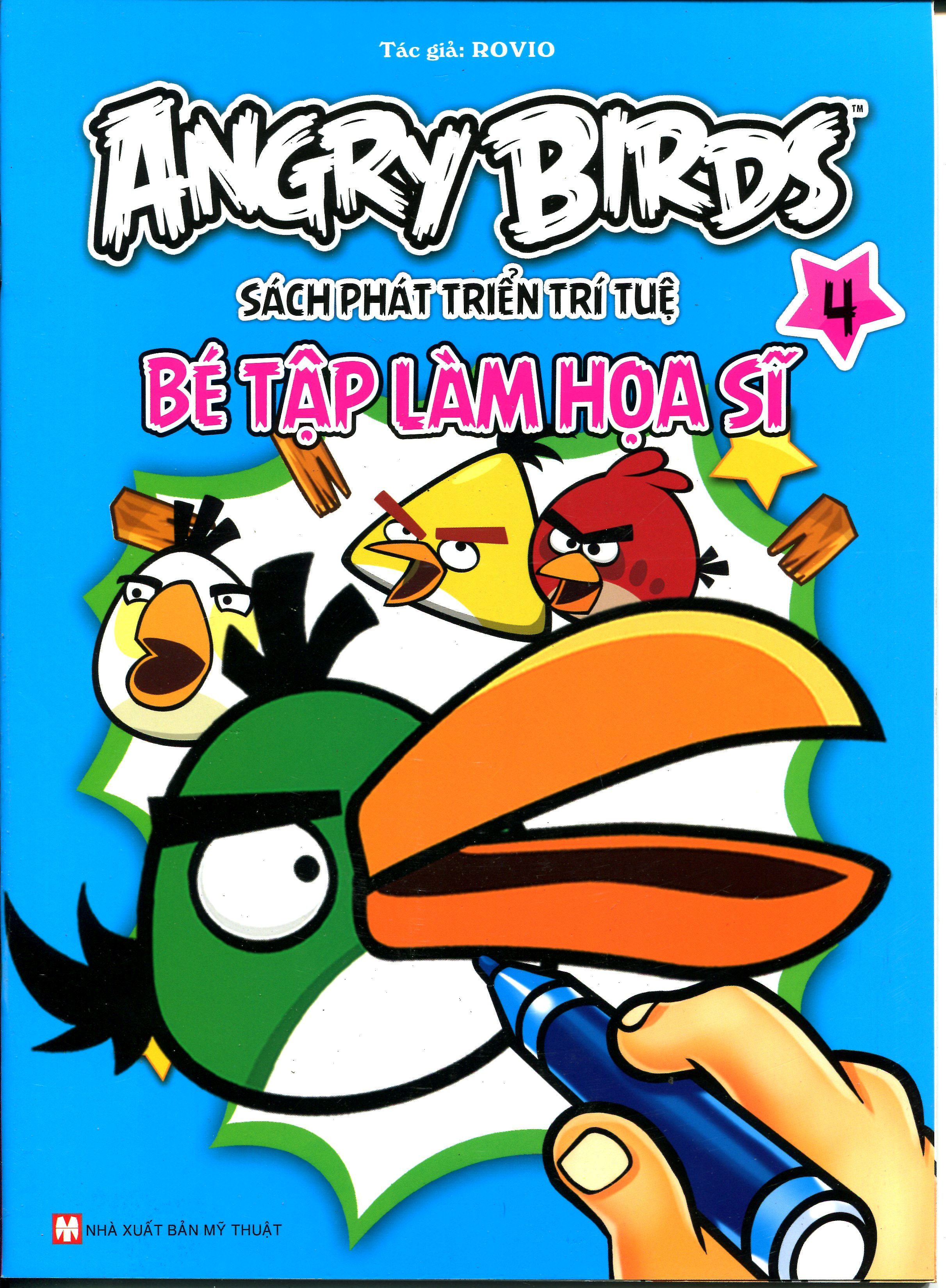 Angry Birds - Sách Phát Triển Trí Tuệ Bé Tập Làm Họa Sĩ 4