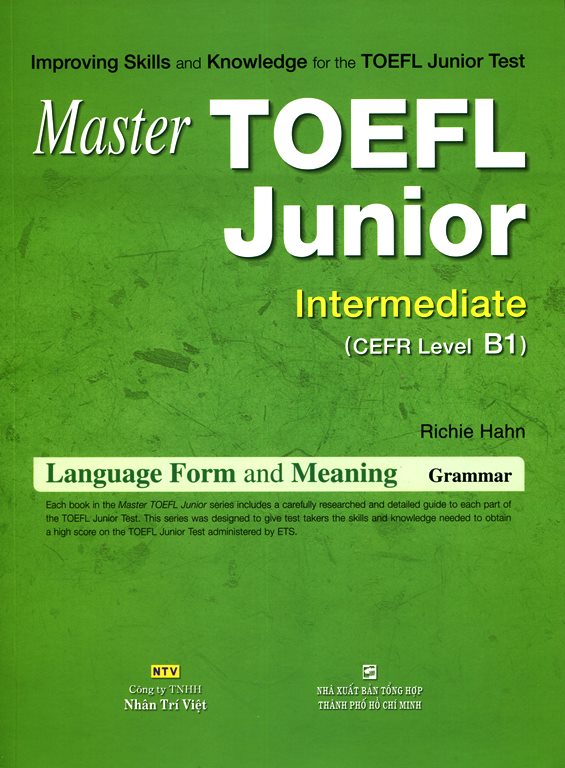 Master TOEFL Junior Cefr Intermedicate Level B1 (Không CD)