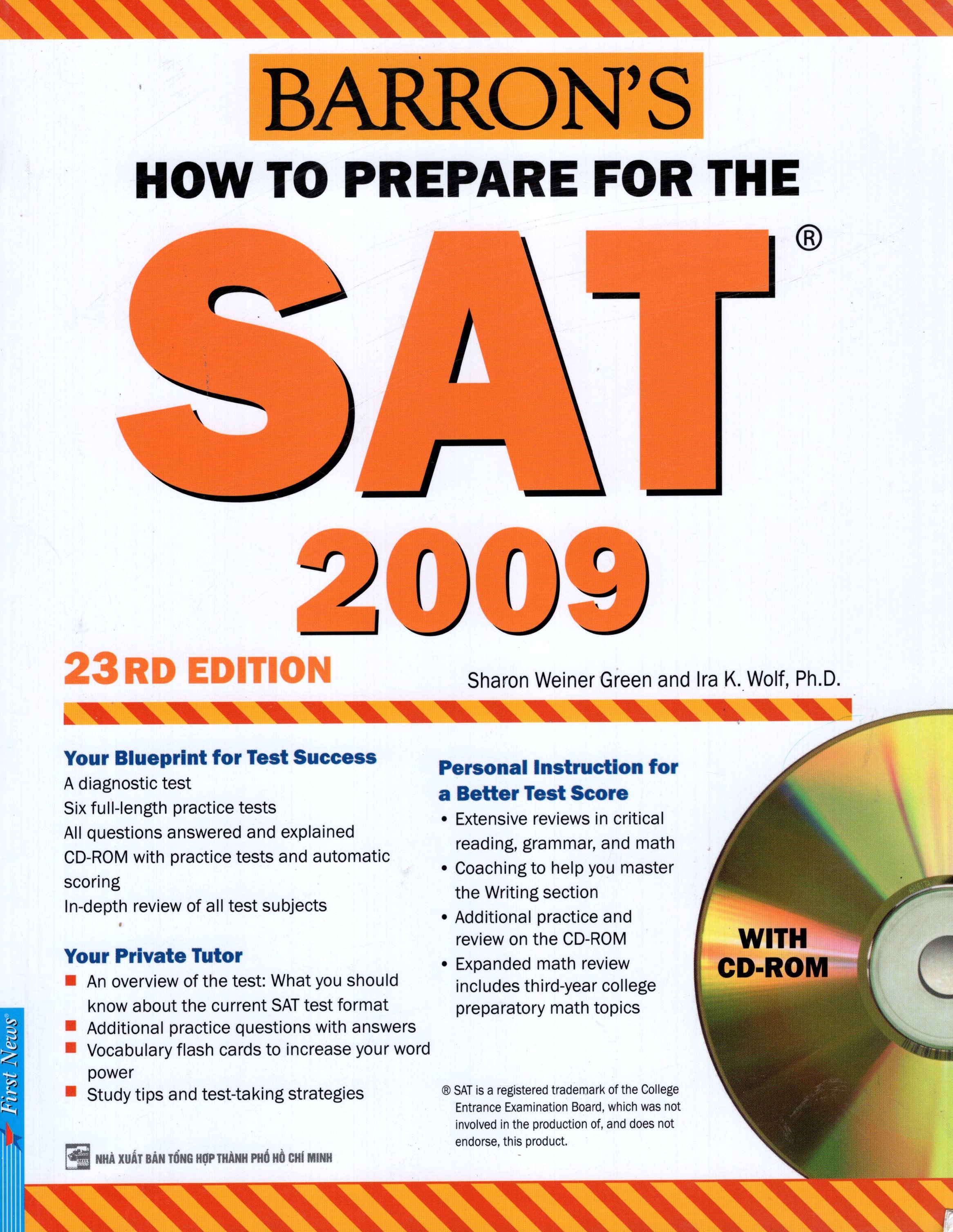 Barron's SAT 23rd Edition (Tái Bản)