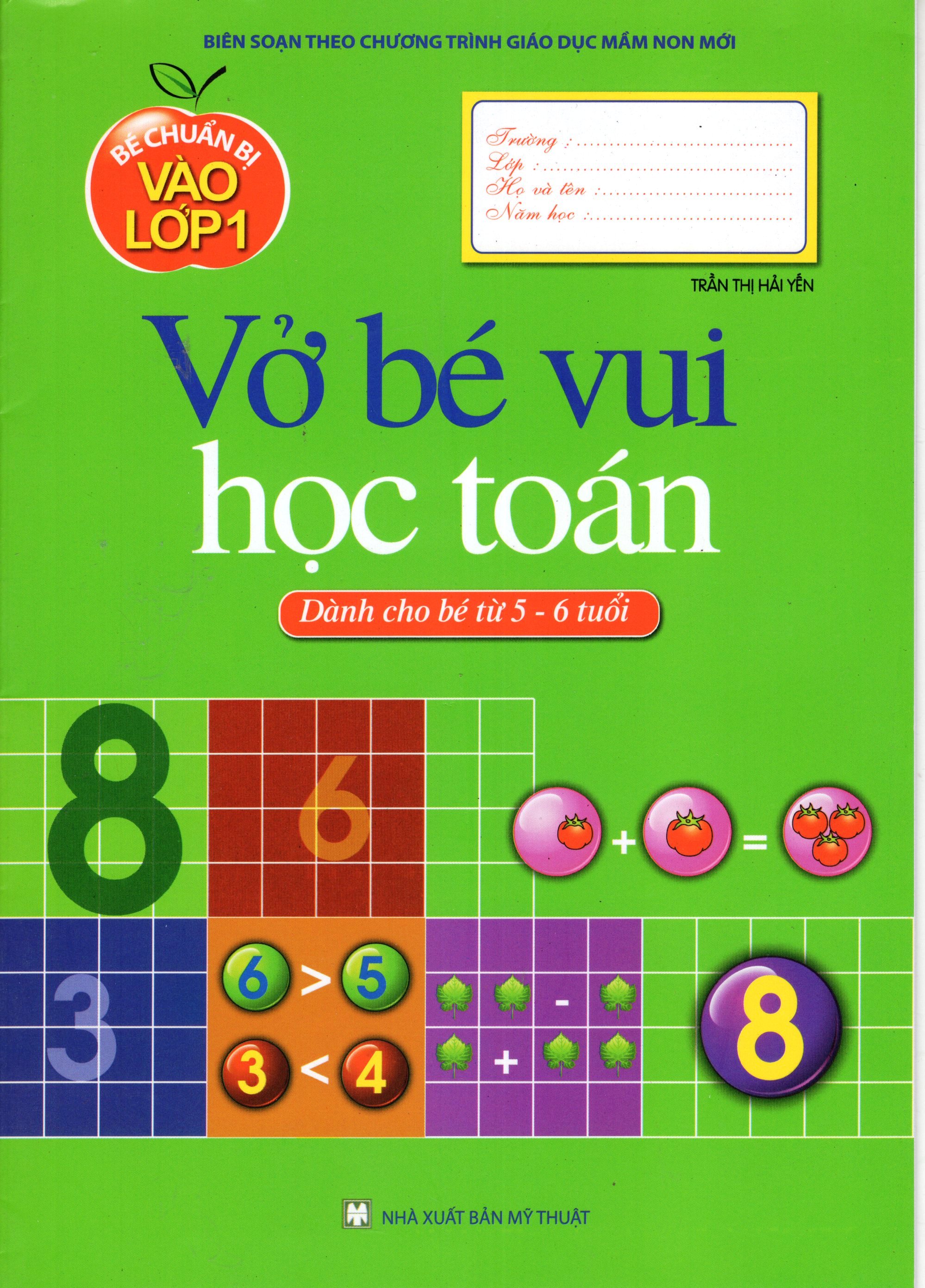 Bé Chuẩn Bị  Vào Lớp Một - Vở Bé Vui Học Toán