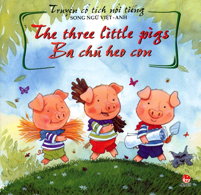 Hình ảnh của sản phẩm Truyện Cổ Tích Nổi Tiếng (Song Ngữ Việt Anh) - Ba Chú Heo Con (Tái Bản 2014)