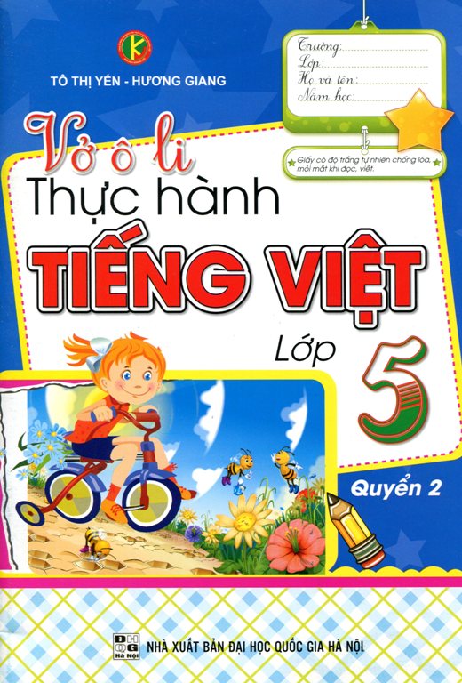 Vở Ô Li Thực Hành Tiếng Việt Lớp 5 (Quyển 2)