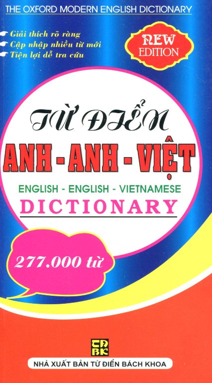 Từ Điển Anh -  Anh - Việt 277.000 Từ (Tái Bản)