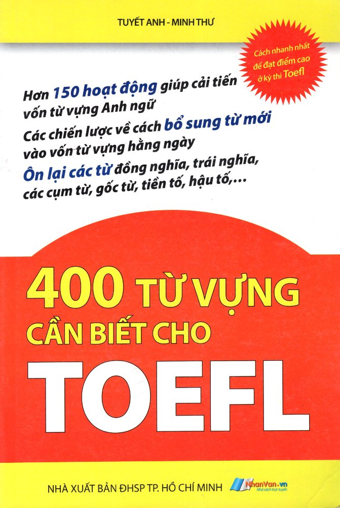 400 Từ Vựng Cần Biết Cho TOEFL