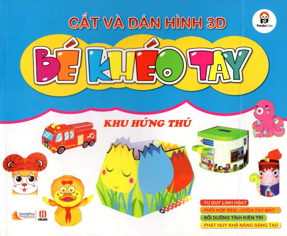 Cắt Và Dán  Hình 3D - Bé Khéo Tay - Khu Hứng Thú