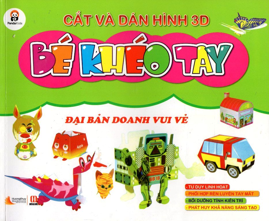 Cắt Và Dán  Hình 3D - Bé Khéo Tay - Đại Bản Doanh Vui Vẻ