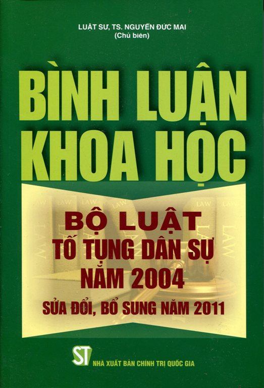 Bình Luận Khoa Học Bộ Luật Tố Tụng Dân Sự Năm 2004 (Sửa Đổi, Bổ Sung Năm 2011)