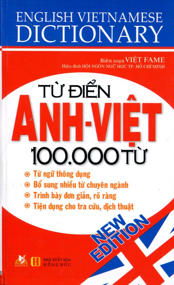 Từ Điển Anh - Việt 100.000 Từ (Tái Bản)