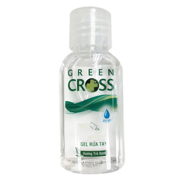 Gel Rửa Tay Khô Green Cross Trà Xanh 60ml - 8936027441941