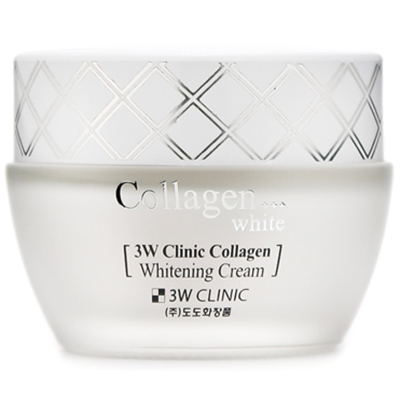 Hình ảnh Kem Dưỡng Trắng Da Tinh Chất Collagen 3W Clinic Collagen Whitening Cream (60ml)