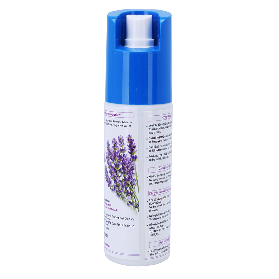 Dung Dịch Vệ Sinh Thảm Tập Yoga Sportslink Lavender Mint (100ml) (Màu Ngẫu Nhiên)