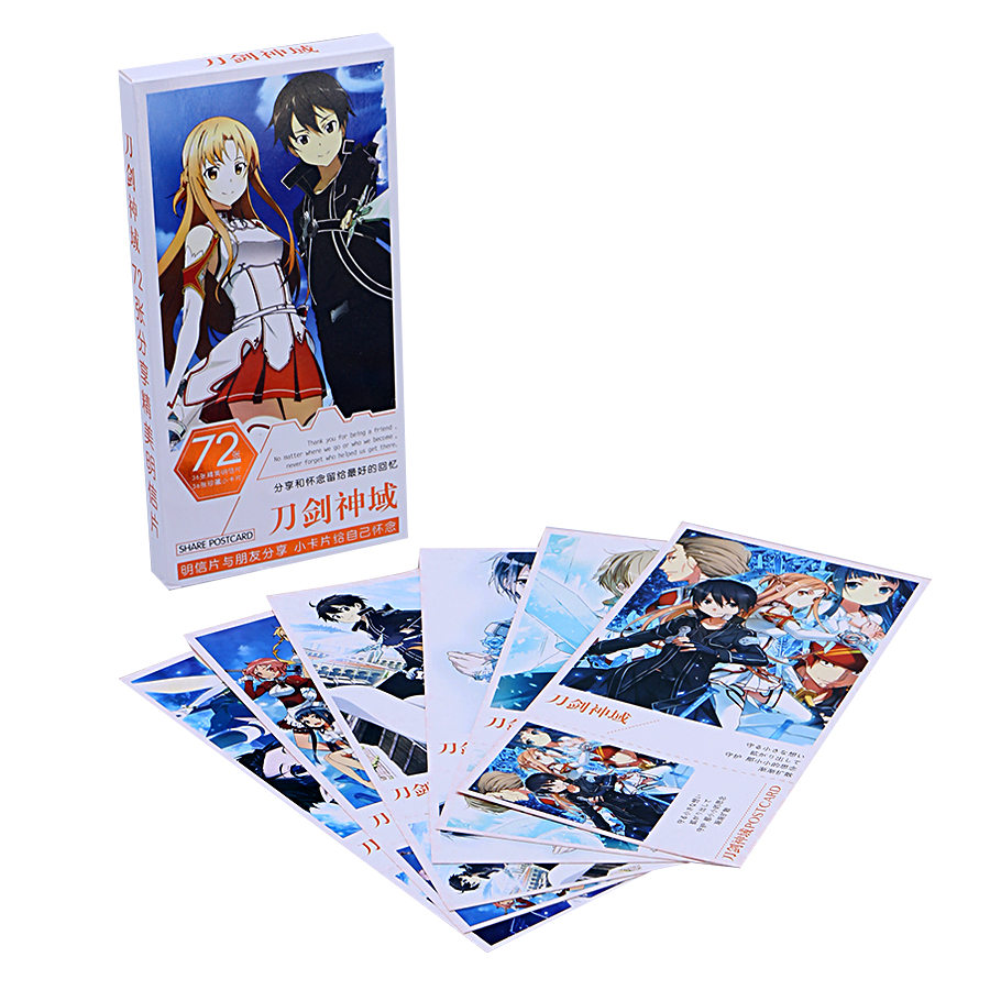 Bộ Postcard Anime Store Sword Art Online 006