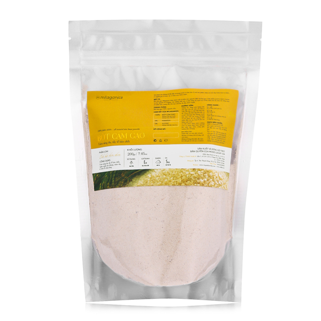 Bột cám gạo Milaganics 200g