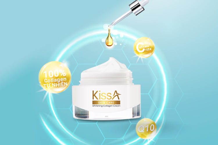 Kem Dưỡng Trắng Da Collagen Kissa (30g)