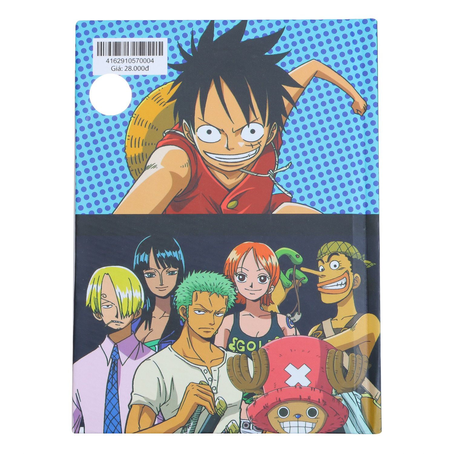 Sổ One Piece A6 - Mẫu 4