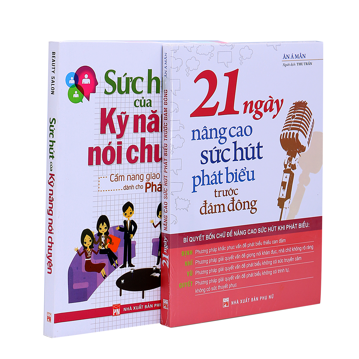 Combo: Sức Hút Của Kĩ Năng Nói Chuyện + 21 Ngày Nâng Cao Sức Hút Phát Biểu Trước Đám Đông