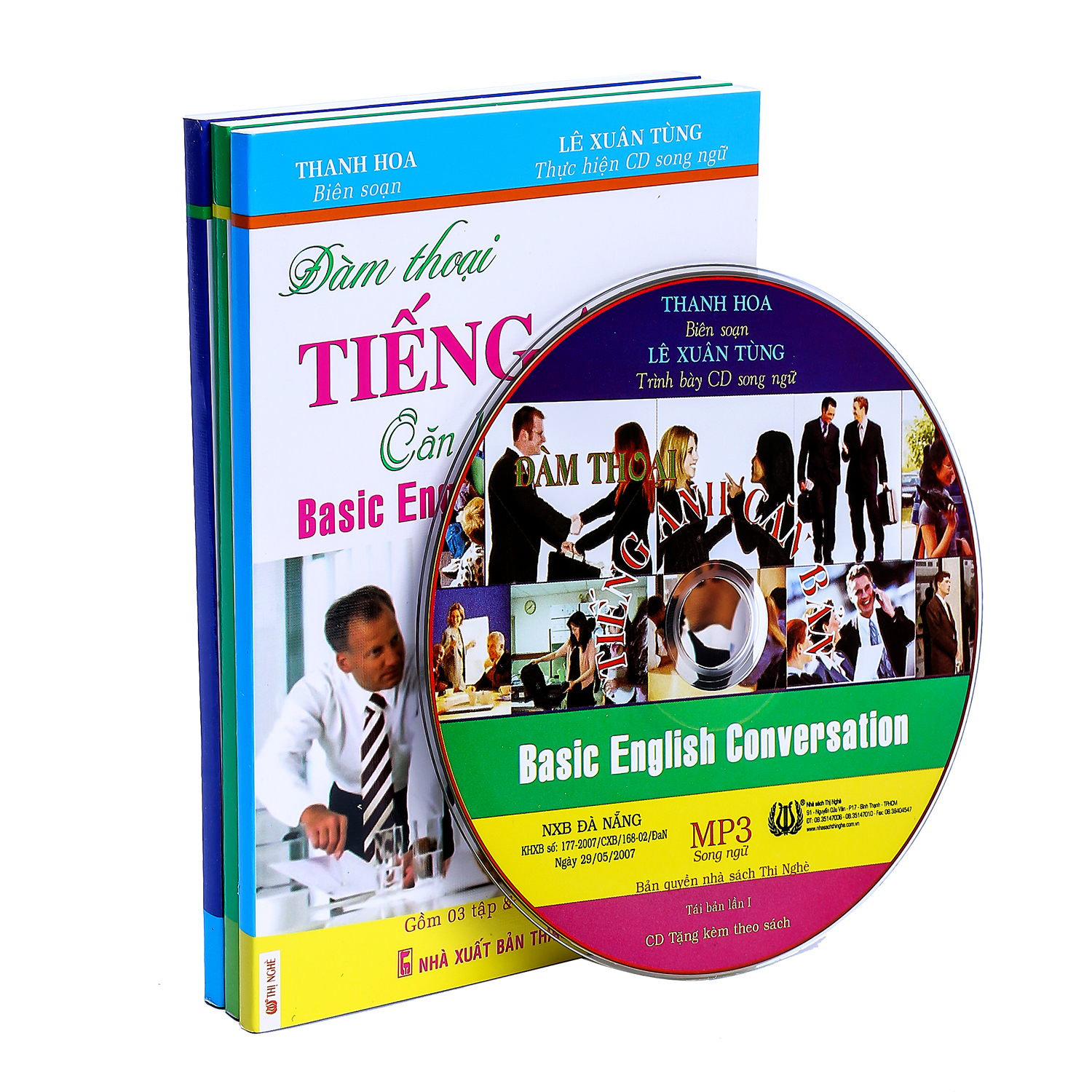 Combo: Đàm Thoại Tiếng Anh Căn Bản (Trọn Bộ 3 Cuốn) (Kèm CD)